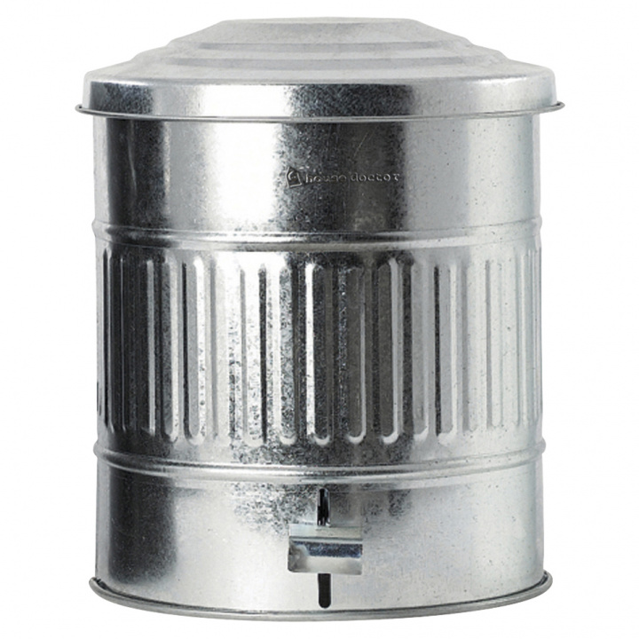 Papperskorg 15 liter - Metall/Silver