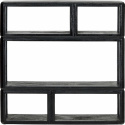 Hylla \'Mono\' 90x90cm - Svart