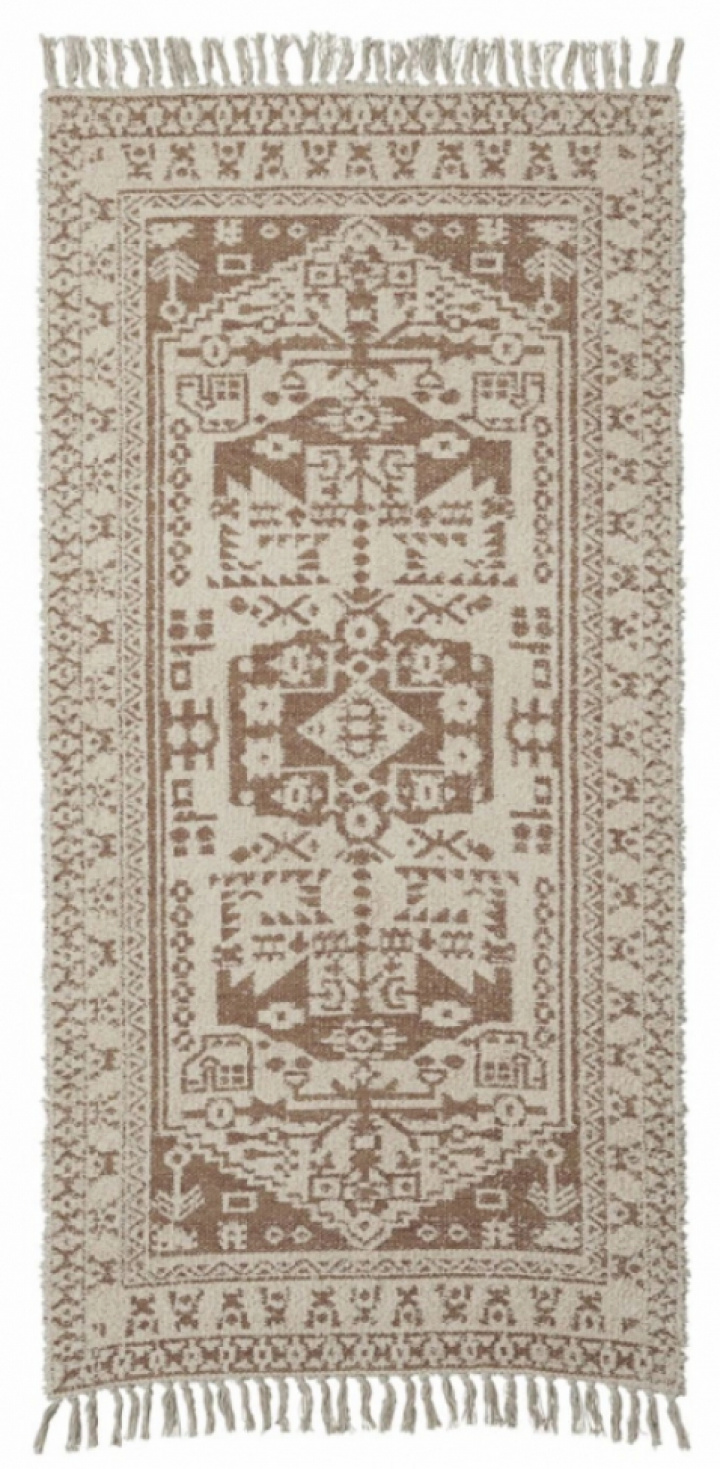 Matta \'Wowe\' 200x90cm - Beige i gruppen Inredning / Mattor / Vävda Mattor hos Reforma (2050800300)