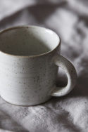 Kopp Espresso \'Pion\' Ø 6cm - Grå/Vit