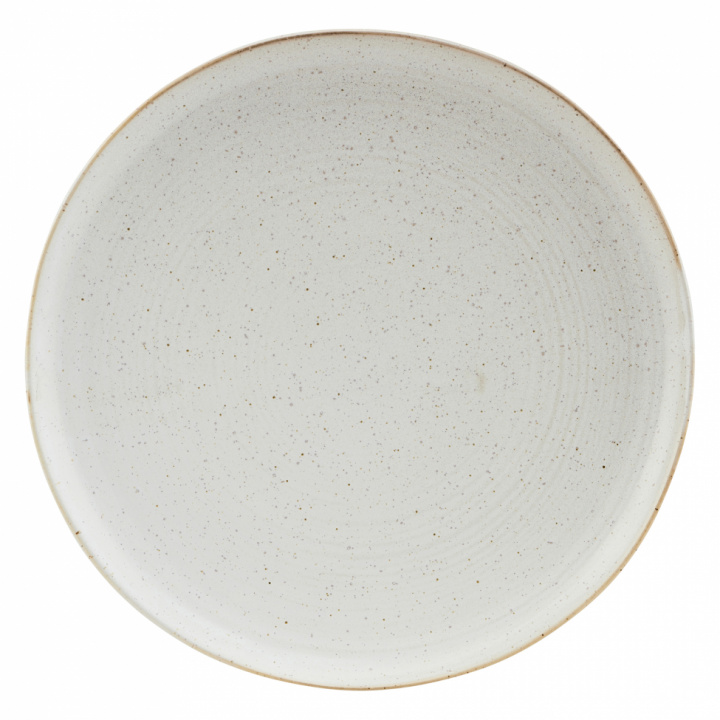 Tallrik 'Pion' Ø 21.5cm - Grå/Vit
