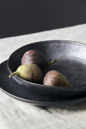 Skål \'Pion\' - 19 cm - Svart/Brun