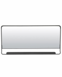 Spegel med hylla \'Chic\' 40x80cm - Svart 