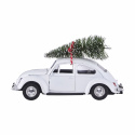 Juldekoration \'Xmas car\' - Vit
