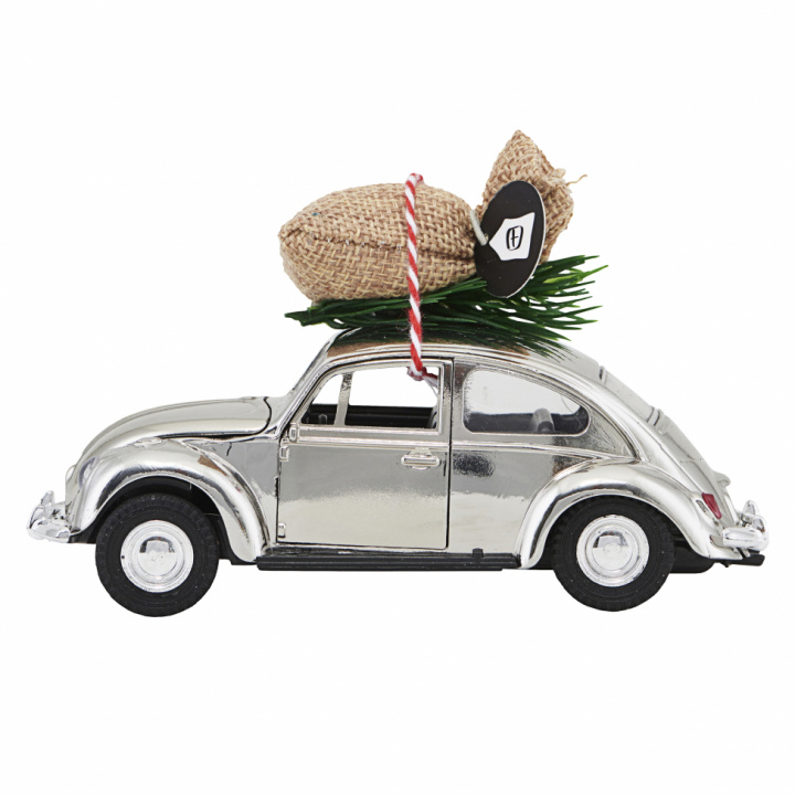 Juldekoration 'Xmas car' - Silver