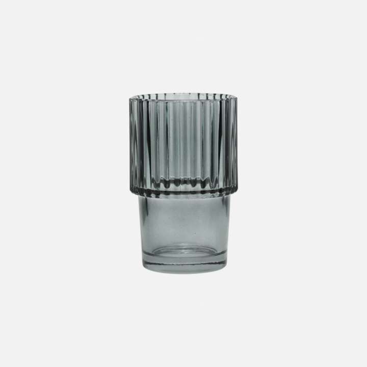 4-pack Glas 'Rills' - Rökgrå