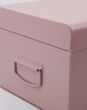 2-pack förvaringslådor \'Metal\' - Beige/Rosa