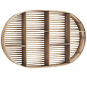 Vägghylla \'Oval Bamboo\' - Natur