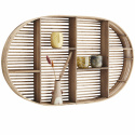 Vägghylla \'Oval Bamboo\' - Natur