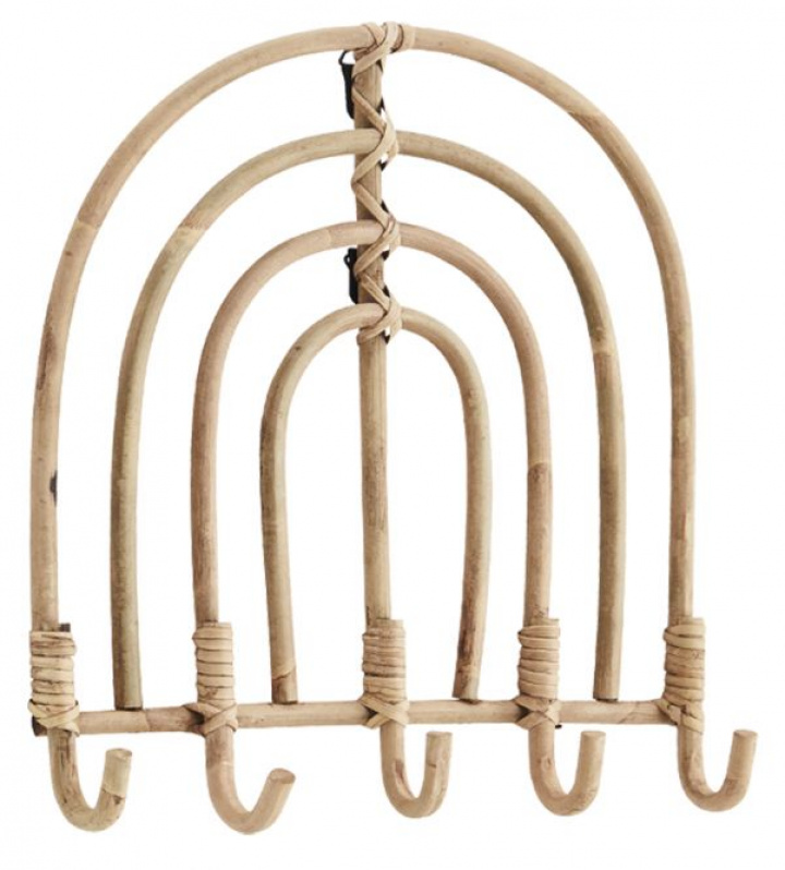 Klädhängare 'Rattan Coat Rack' - Natur