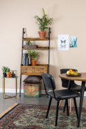 Matbord \'Mo\' Runt 110cm - Teak/Stål 