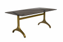 Bord \'Sansa\' 180x90cm - Mässing 