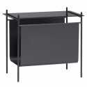 Bord & Tidningshållare - Svart 45x26