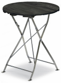 Cafébord \'Krögaren\' Runt 60cm - Svart