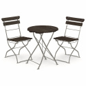 Cafébord \'Krögaren\' Runt 60cm - Svart