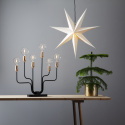 Ljusstake \'Flemming\' - Svart/Mässing