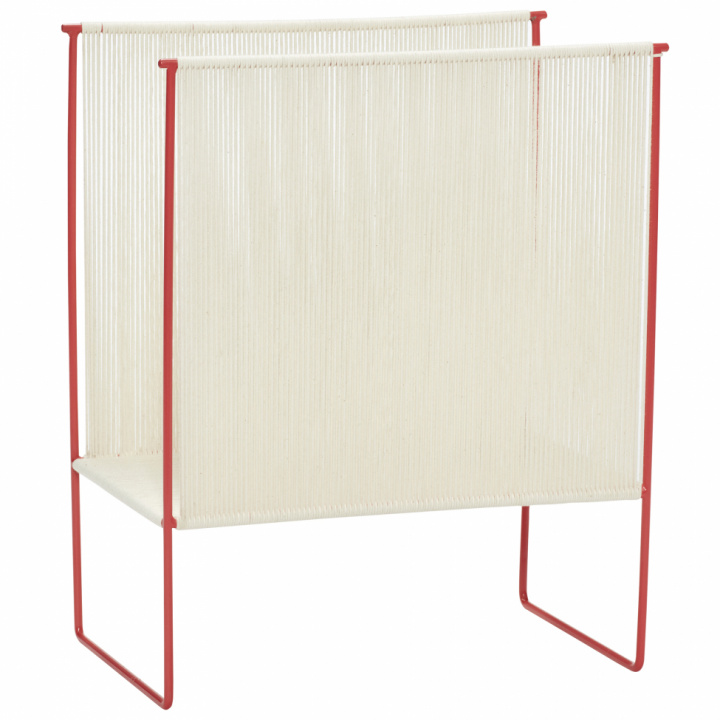 Tidningshållare - Natur/Röd