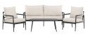 Loungeset \'Pozzallo\' - Svart