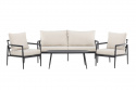 Loungeset \'Pozzallo\' - Svart