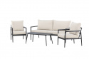 Loungeset \'Pozzallo\' - Svart