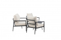 Loungeset \'Pozzallo\' - Svart