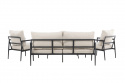 Loungeset \'Pozzallo\' - Svart