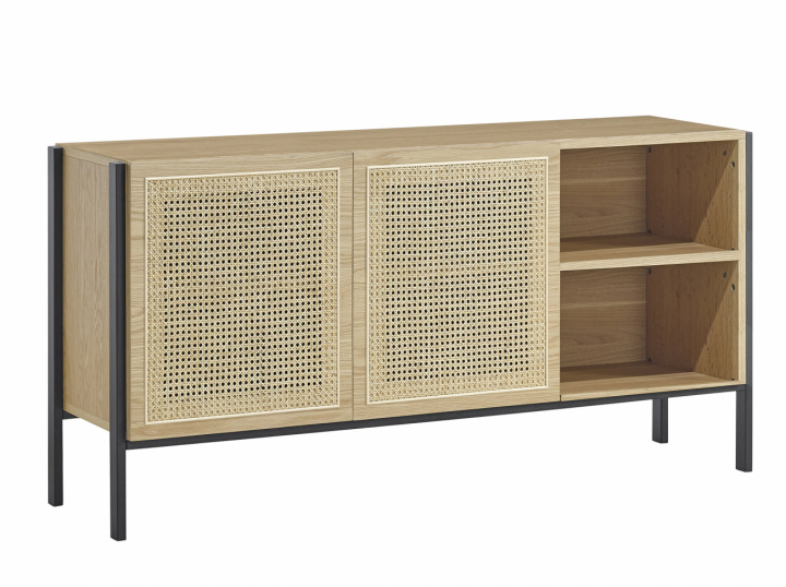 Sideboard \'Twine\' - Natur/Svart i gruppen Kampanj / Möbler / Hyllor & Förvaring hos Reforma (21631-1)