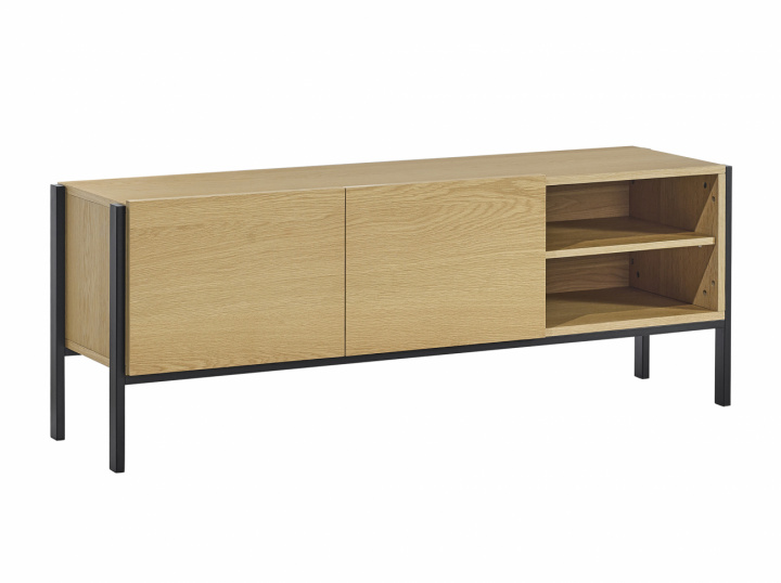 Sideboard - \'Twine\' Natur/Svart 2 i gruppen Kampanj / Möbler / Hyllor & Förvaring hos Reforma (21636)