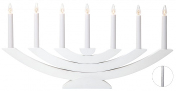 Adventsljusstake \'Navida\' - Vit