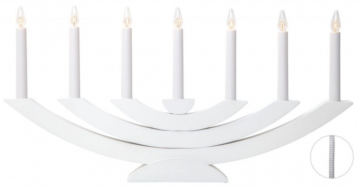Adventsljusstake 'Navida' - Vit