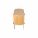Tv bänk \'Holmvik\' - Natur/Svart