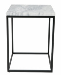Sidobord - Vit marmor