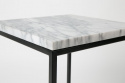 Sidobord - Vit marmor