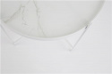 Soffbord \'Cupid Marble\' - Vit marmor