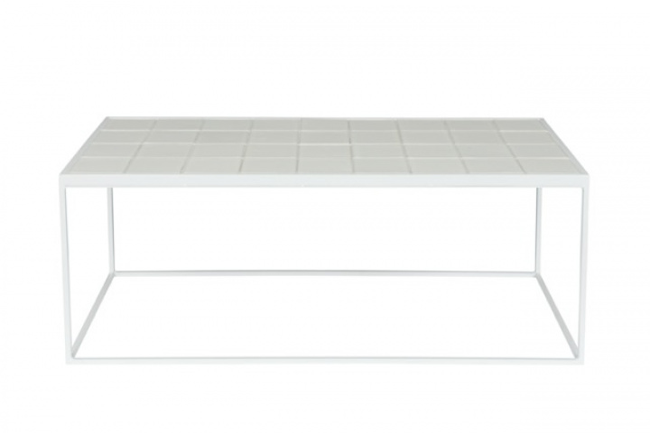 Soffbord 'Glazed' 43x93 - Vit