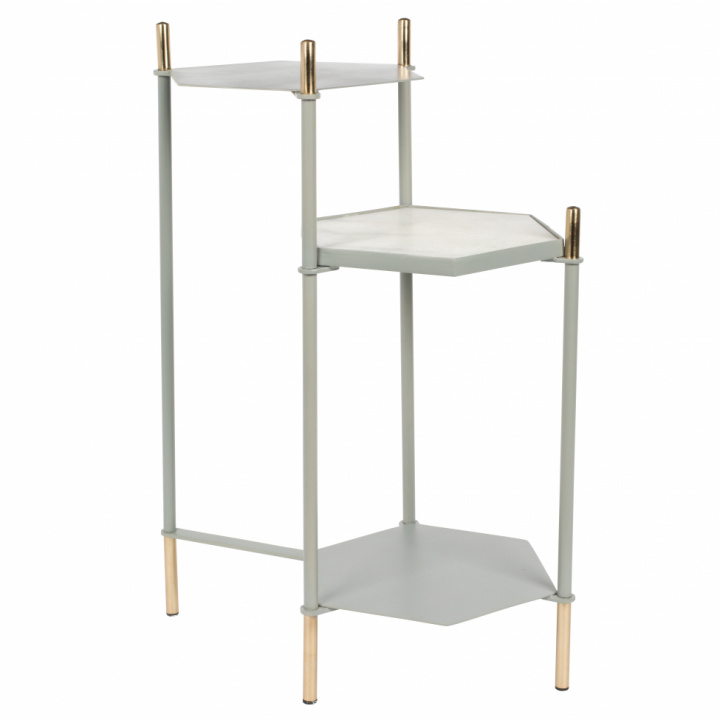 Sidobord \'Honeycomb\' - Grå i gruppen Möbler / Bord / Sidobord hos Reforma (2300146)