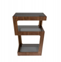 Sidobord \'Glavo\' -Svart/Brun