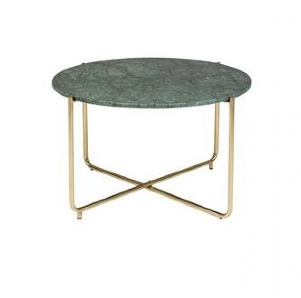 Soffbord \'Timpa\' - Grn marmor/Guld 70