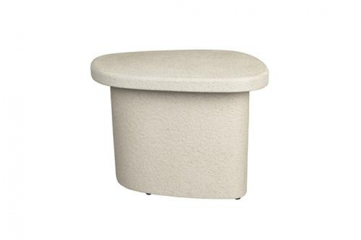 Sidobord 'Veda' 41cm- Beige