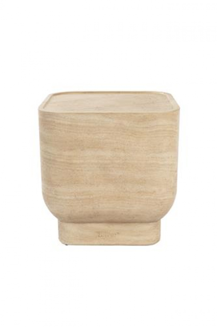 Sidobord 'Noble' Square - Beige