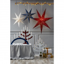Julstjärna \'Galaxy\' 60cm - Blå