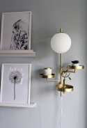 Vägglampa \'Astoria\' - Mässing