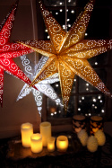 Julstjärna \'Antique\' - Guld