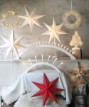 Julstjärna \'Dot\' 54cm - Röd