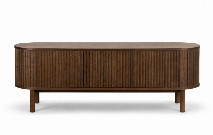 Tv-bänk \'Myshult\' 160x40cm - Valnöt i gruppen Möbler / Hyllor & förvaring / TV-Bänkar hos Reforma (2372-1-walnut)
