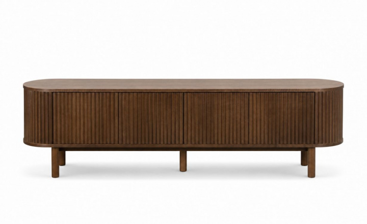 Tv-bänk \'Myshult\' 200x40cm - Valnöt i gruppen Möbler / Hyllor & förvaring / TV-Bänkar hos Reforma (2373-1-walnut)