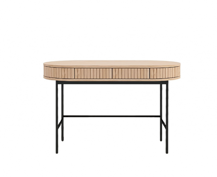 Skrivbord \'Holmvik\' - Natur/Svart i gruppen Möbler / Bord / Skrivbord hos Reforma (2377-1-metalleg)