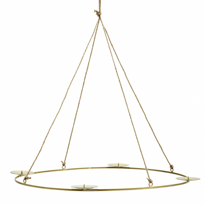 Ljuskrona \'Oval Hanging\' - Mässing i gruppen Inredning / Dekoration / Ljusstakar & Ljuslyktor hos Reforma (24470AB)