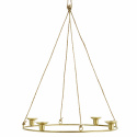 Ljuskrona \'Round Hanging\' - Mässing