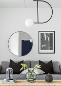Taklampa \'Luna D\' - Svart